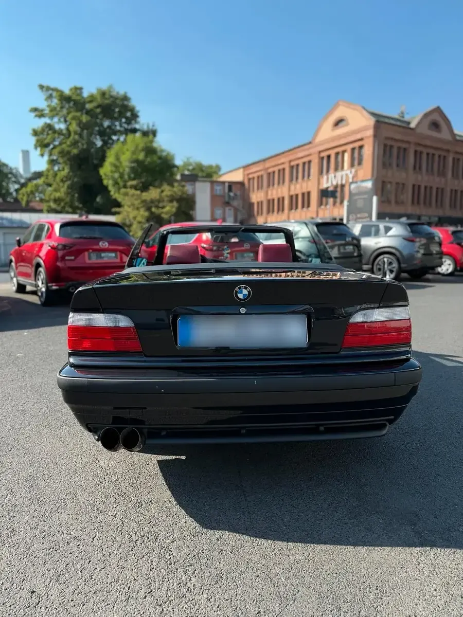 Gebraucht BMW 320 Cabriolet 1996 Schwarz Cabrio