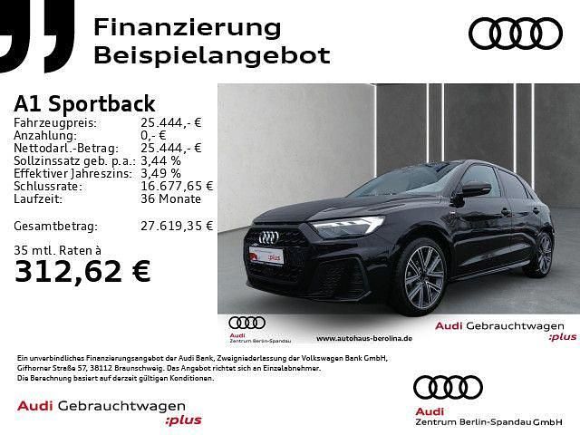 Gebraucht Audi A1 Sportback S-Line 95 PS (69 kW) 2024 Schwarz Kleinwagen