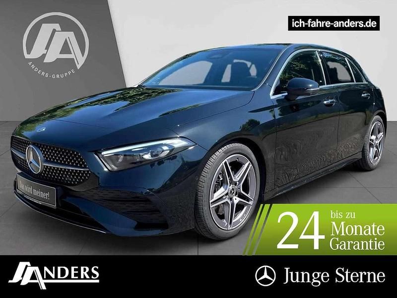 Kosmosschwarz Gebraucht 2024 Mercedes A220 AMG Limousine | 35.874 € (Guter Preis) - Bild 1/3
