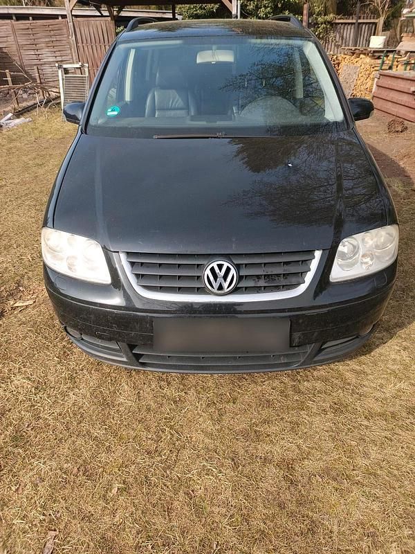 Gebraucht VW Touran 105 PS (77 kW) 2006 Schwarz Van / Kleinbus