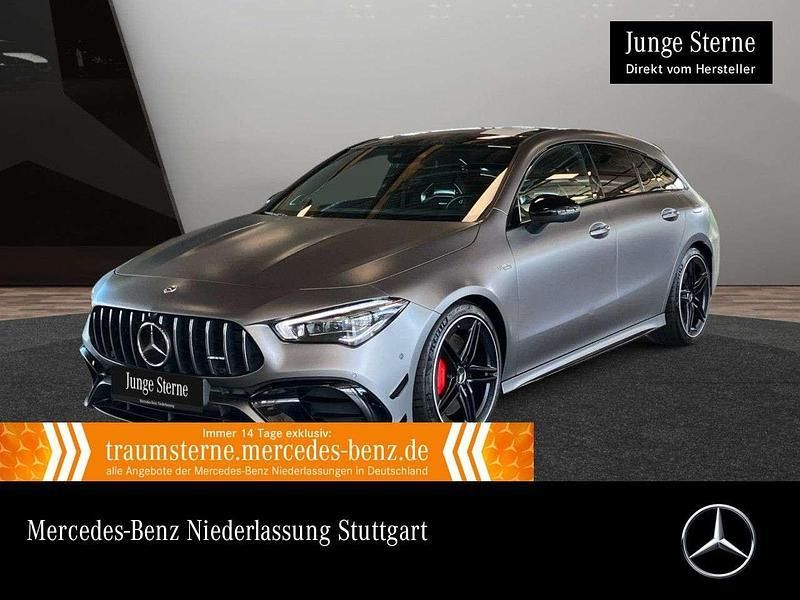 Grau Gebraucht 2021 Mercedes CLA45 AMG AMG Limousine | 49.890 € (Teuer) - Bild 1/3
