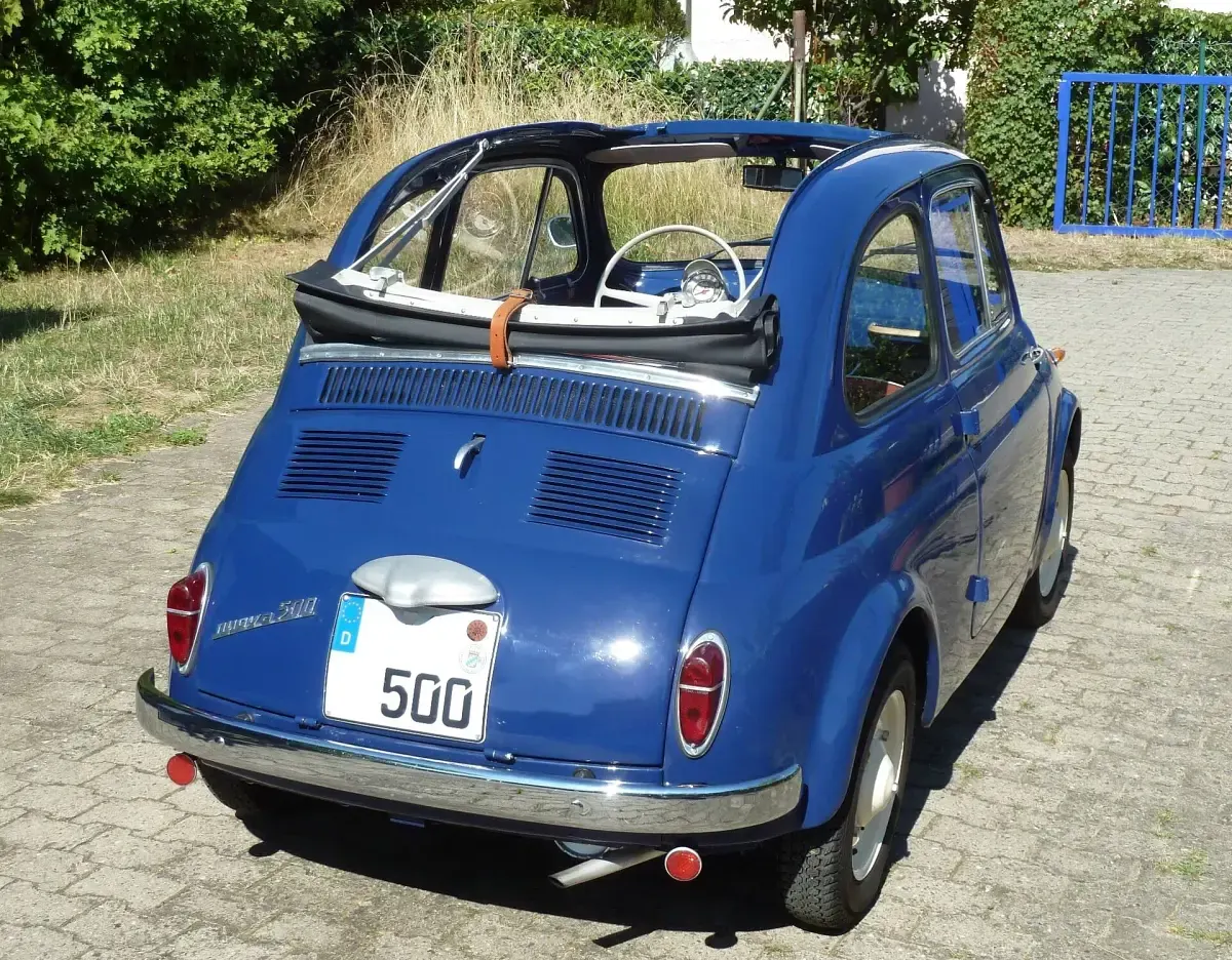 Gebraucht Fiat 500 15 PS (11 kW) 1959 Blau Kleinwagen