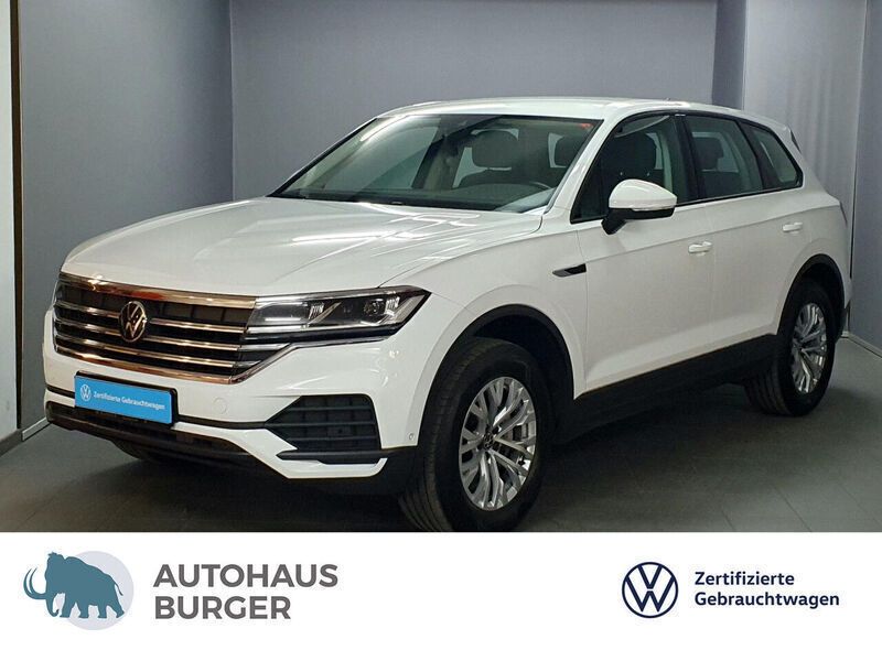 Pure white Gebraucht 2022 VW Touareg Basis SUV | 34.870 € (Superpreis) - Bild 1/4