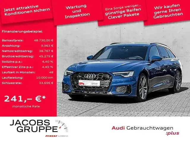 Usata Audi A6 Design 265 CV (194 kW) 2025 Blu Station wagon