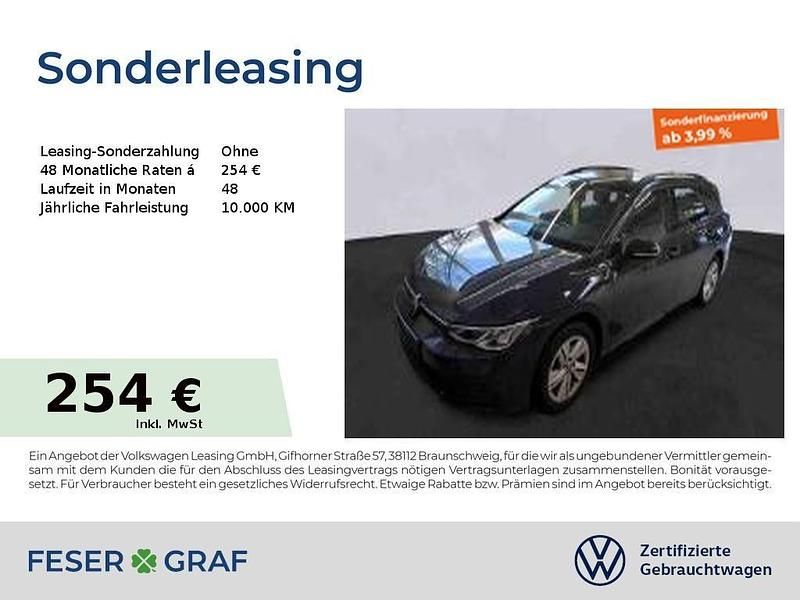 Uranograu Gebraucht 2022 VW Golf VIII Life Kombi | 19.450 € (Guter Preis) - Bild 1/1