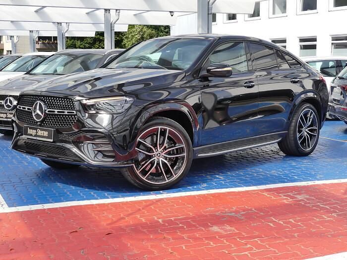 Metalliclack obsidianschwarz Gebraucht 2024 Mercedes GLE450 AMG Coupé | 106.890 € - Bild 1/4