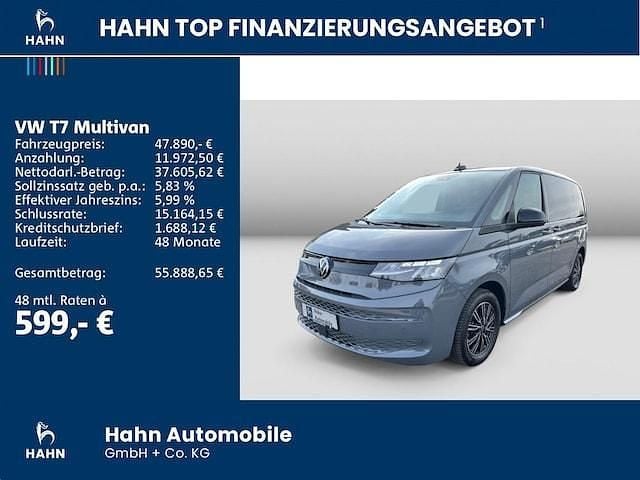 Gebraucht VW Multivan Basis 150 PS (110 kW) 2025 Grau Van