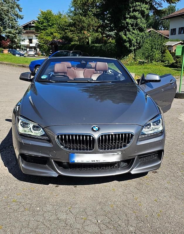 Grau Gebraucht 2014 BMW 640 Cabriolet Sport Line Cabrio | 22.800 € (Fairer Preis) - Bild 1/4