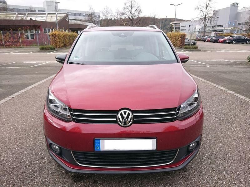 Rot Gebraucht 2014 VW Touran Cross Van / Kleinbus | 7.500 € (Superpreis) - Bild 1/4