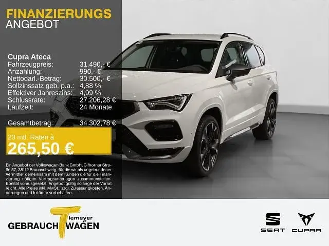 Second-hand Cupra Ateca 150 CP (110 kW) 2025 Alb SUV