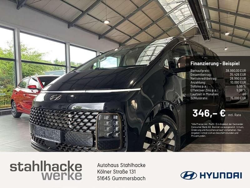 Abyss black Gebraucht 2022 Hyundai Staria Signature Van | 38.990 € (Superpreis) - Bild 1/4
