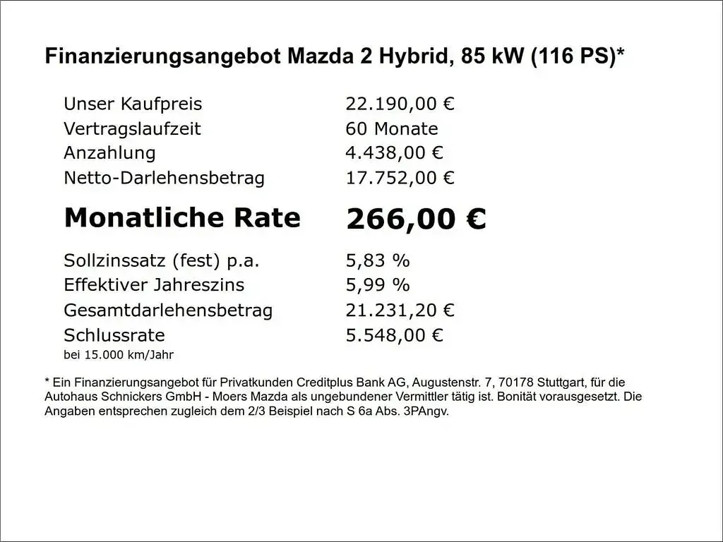 Neu Mazda 2 116 PS (85 kW) 2026 Schwarz Kleinwagen