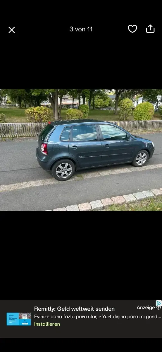 Gebraucht VW Polo United 80 PS (58 kW) 2007 Grau Kleinwagen