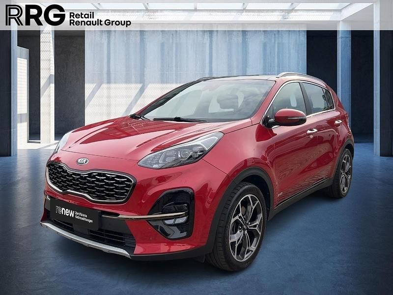 Rot Gebraucht 2021 Kia Sportage GT-Line SUV | 24.890 € (Fairer Preis) - Bild 1/3