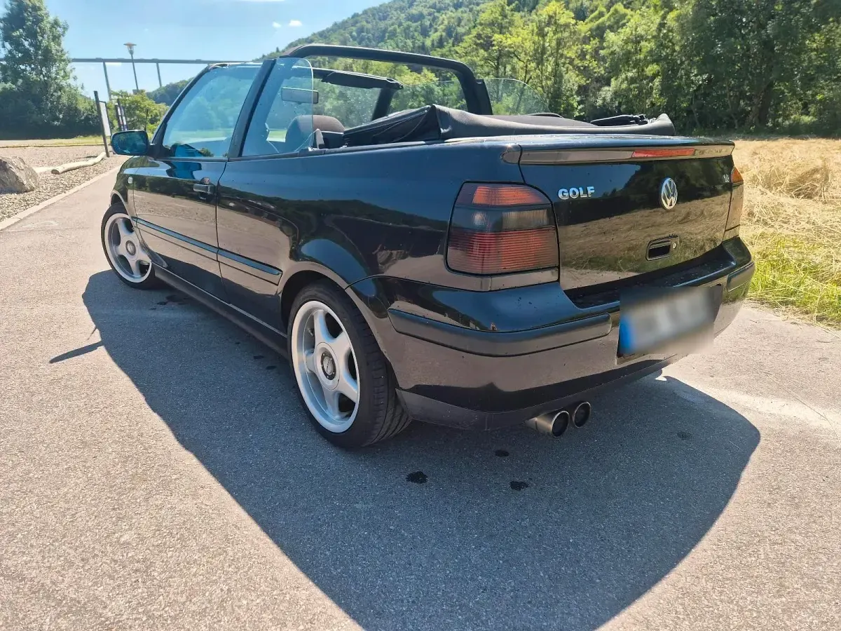 Gebraucht VW Golf Cabriolet 75 PS (55 kW) 1999 Schwarz Cabrio