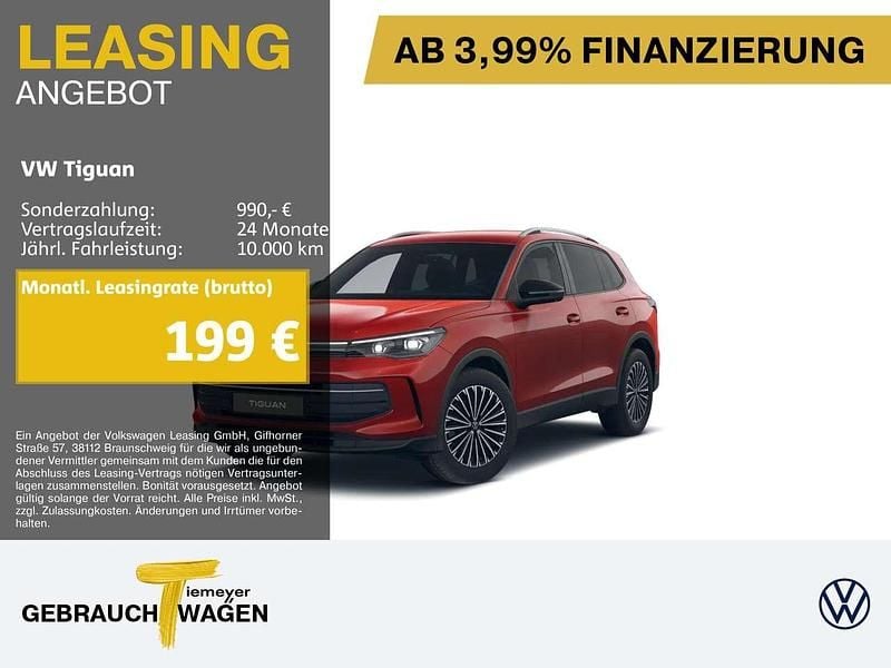 Gebraucht VW Tiguan Goal 150 PS (110 kW) 2025 Rot SUV