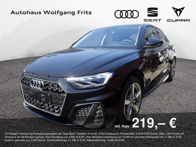 Schwarz Gebraucht 2023 Audi A1 Sportback S-Line Kleinwagen | 22.890 € (Fairer Preis) - Bild 1/4
