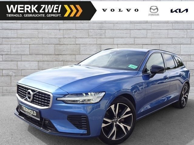 Bursting blue metallic / meta Gebraucht 2020 Volvo V60 R-Design Kombi | 32.900 € (Etwas zu teuer) - Bild 1/4