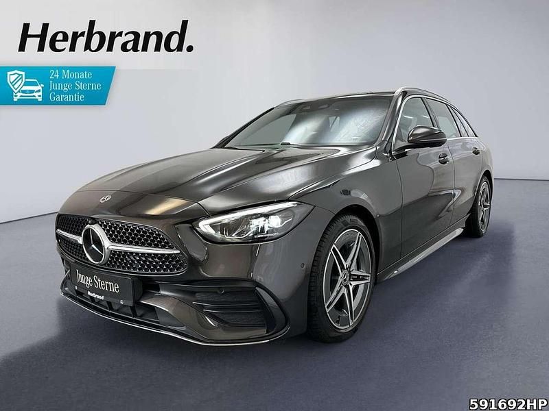 Metalliclack graphitgrau Gebraucht 2025 Mercedes C220 AMG Kombi | 41.890 € (Fairer Preis) - Bild 1/4