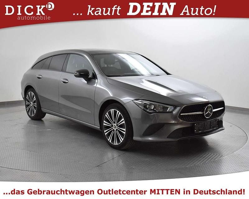 Mountaingrau met. Gebraucht 2021 Mercedes CLA200 Night Kombi | 19.750 € (Superpreis) - Bild 1/4