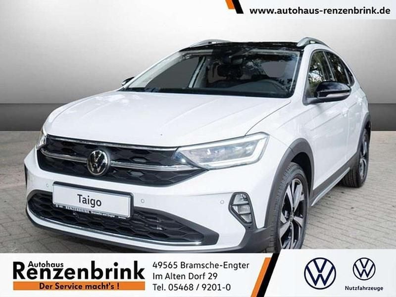 Pure white schwarz Gebraucht 2024 VW Taigo Style SUV | 26.990 € (Guter Preis) - Bild 1/4