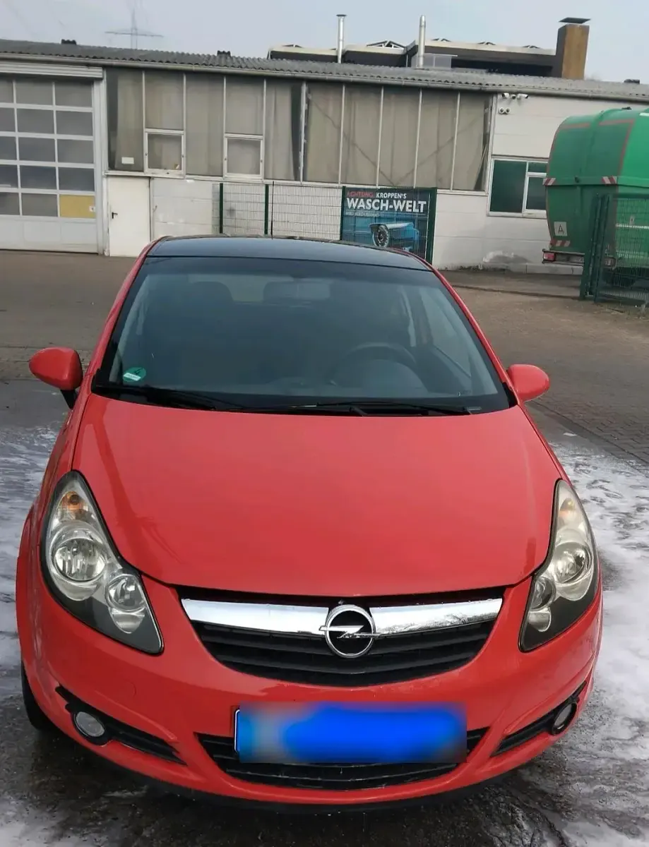 Gebraucht Opel Corsa 87 PS (63 kW) 2010 Rot Kleinwagen