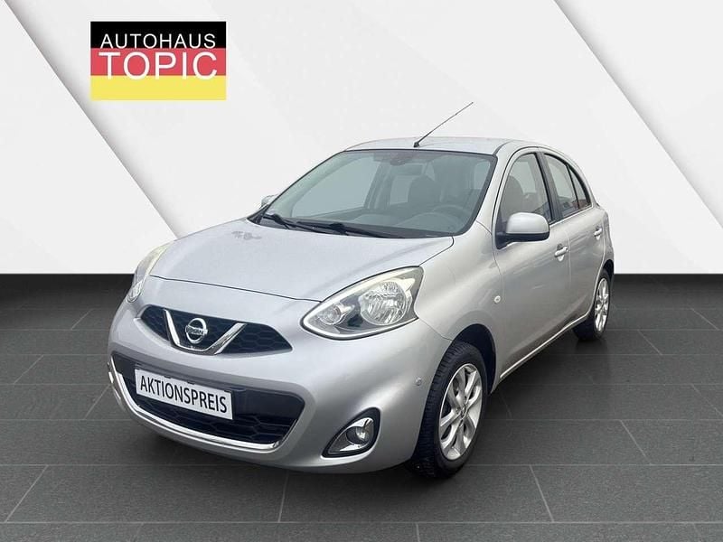 Gebraucht Nissan Micra Acenta 80 PS (58 kW) 2014 New silver (m) Kleinwagen