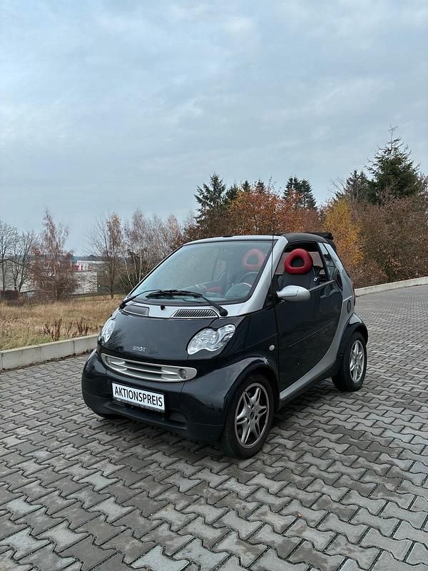 Schwarz Gebraucht 2002 Smart ForTwo Cabrio Passion Cabrio | 2.400 € (Fairer Preis) - Bild 1/4