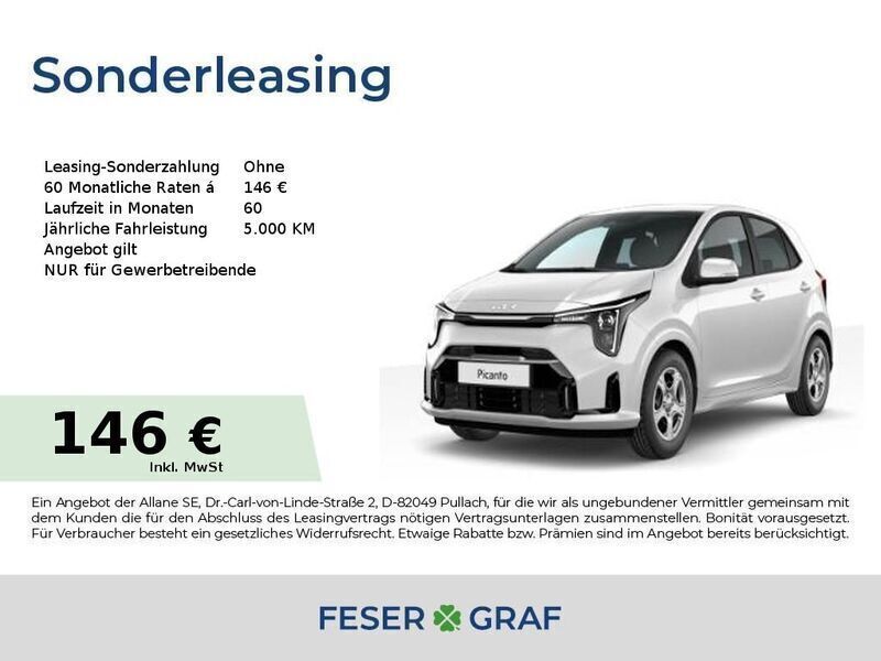 Weiß Neu 2025 Kia Picanto Edition 7 Kleinwagen | 17.740 € (Fairer Preis) - Bild 1/4