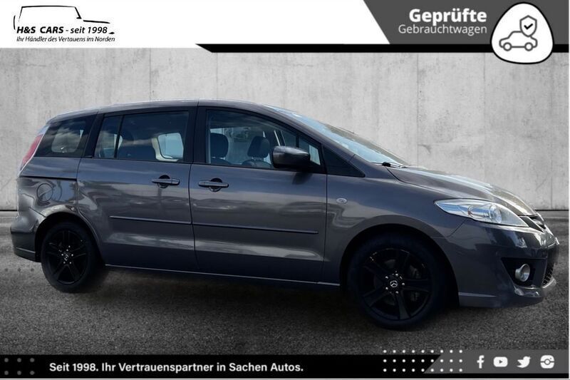 Grau Gebraucht 2009 Mazda 5 Van / Kleinbus | 4.950 € (Fairer Preis) - Bild 1/4