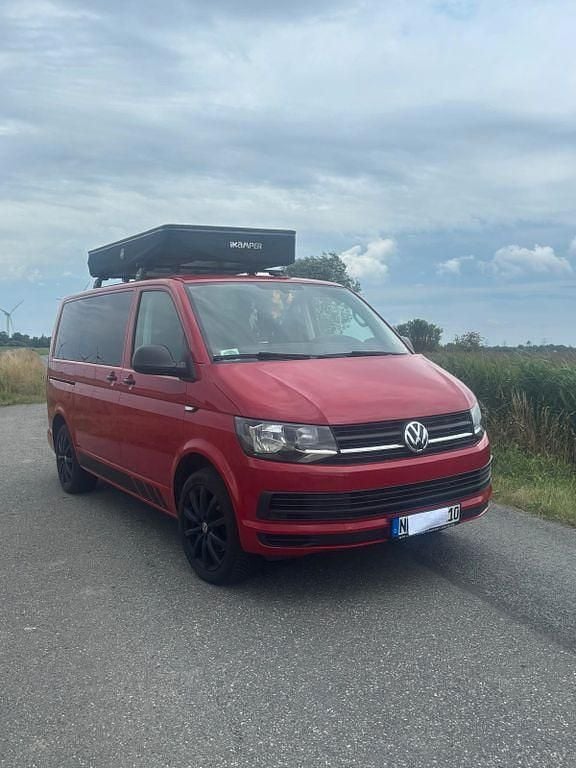 Second-hand VW T6 150 CP (110 kW) 2018 Roșu Van