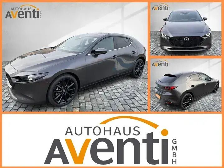 Machine grey metallic Neu 2024 Mazda 3 Exclusive-Line Kleinwagen | 28.698 € (Superpreis) - Bild 1/4