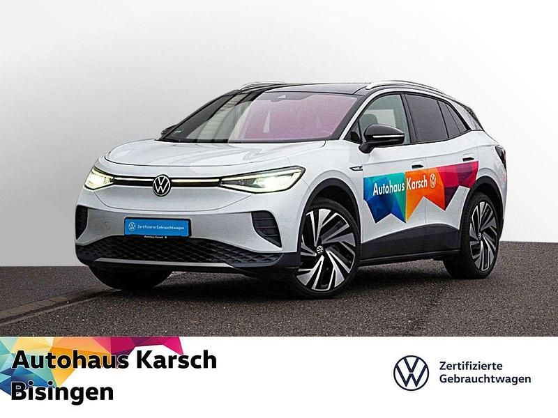 Gletscherweiss (metallic) Gebraucht 2021 VW ID.4 Pro Performance SUV | 34.490 € (Teuer) - Bild 1/3