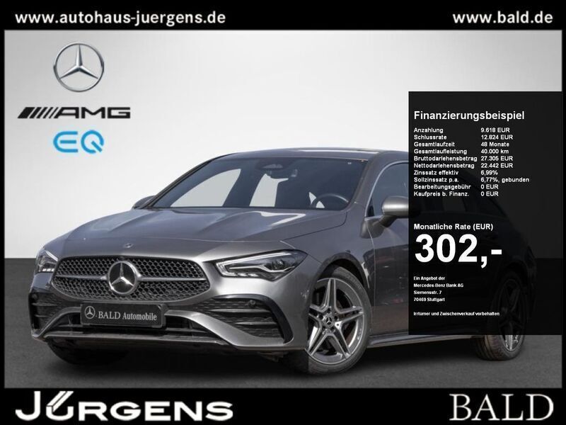 Grau metalliclack mountaingra Gebraucht 2023 Mercedes CLA220 Advanced Limousine | 34.390 € (Guter Preis) - Bild 1/4