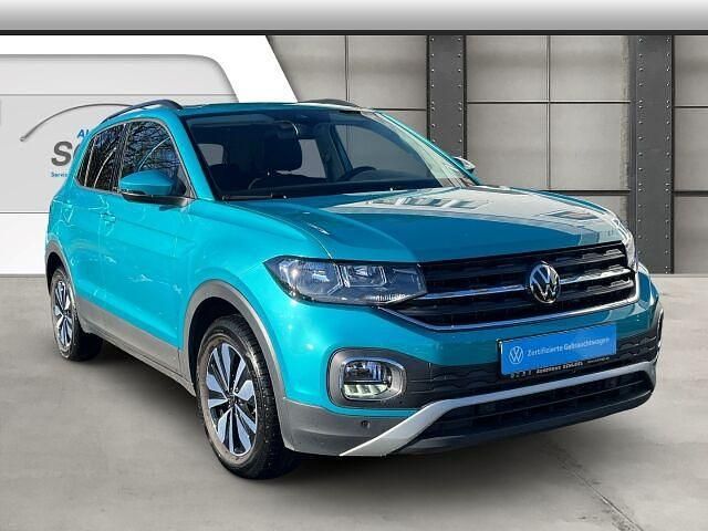 Gebraucht VW T-Cross Move 110 PS (80 kW) 2023 Makenatürkis metallic (metallic) SUV