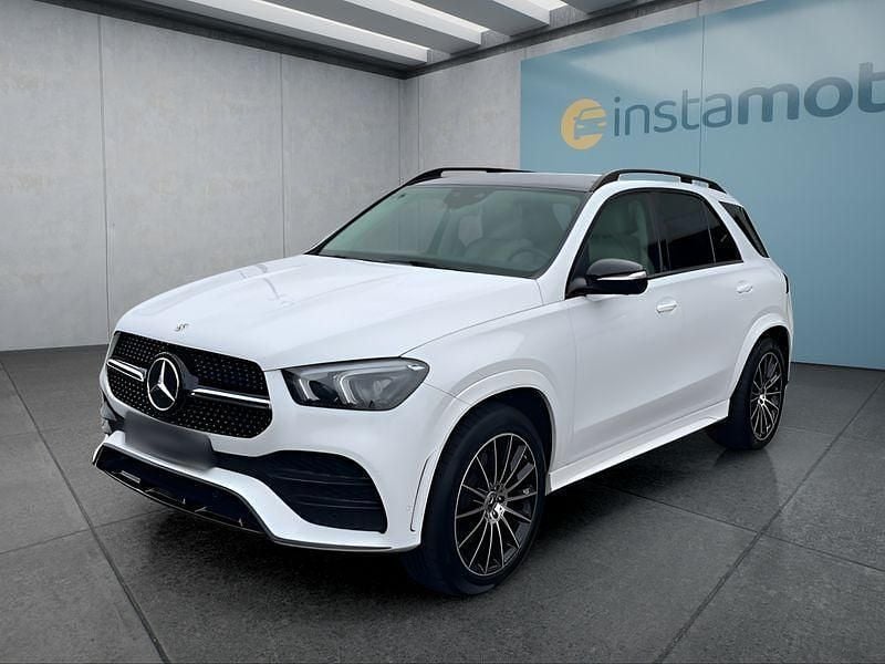 Weiß Gebraucht 2020 Mercedes GLE300 SUV | 58.299 € (Teuer) - Bild 1/4