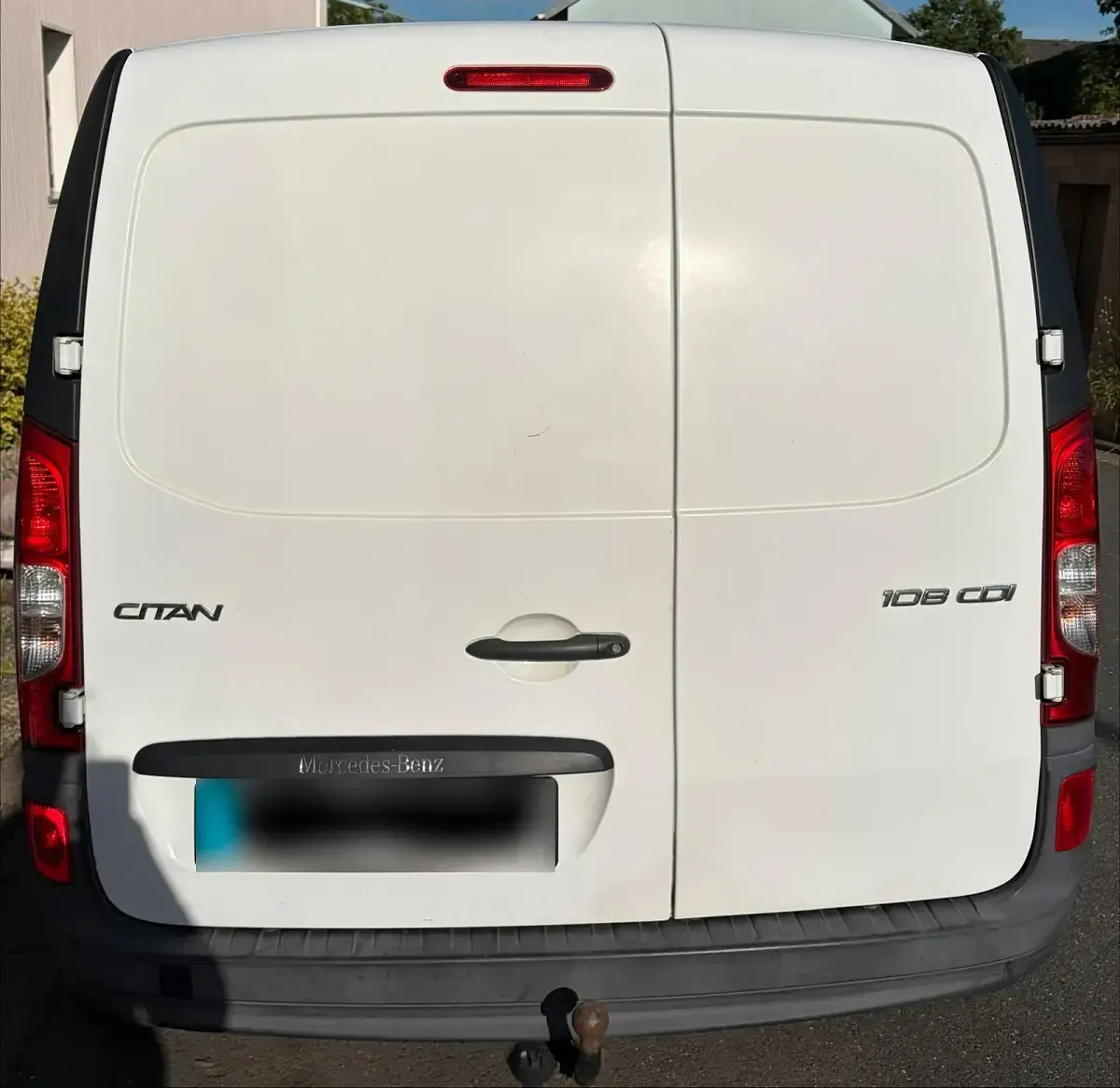 Gebraucht Mercedes Citan 108 75 PS (55 kW) 2013 Weiß Van / Kleinbus