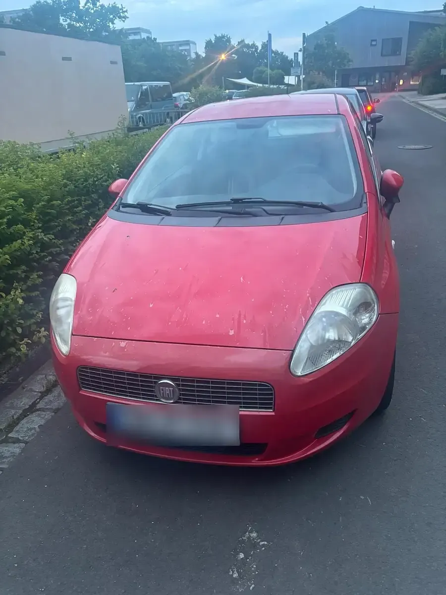 Gebraucht Fiat Punto 77 PS (56 kW) 2009 Rot Kleinwagen