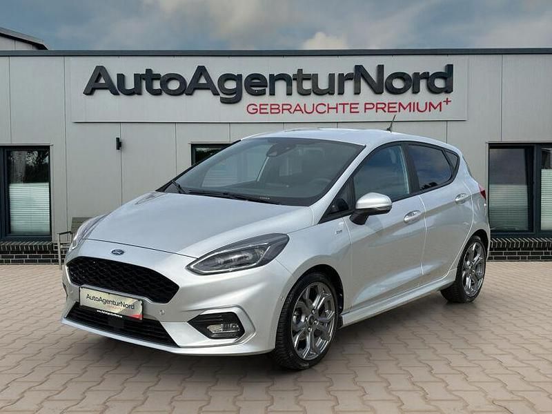 Silber Gebraucht 2021 Ford Fiesta ST-Line Kleinwagen | 14.550 € (Fairer Preis) - Bild 1/4
