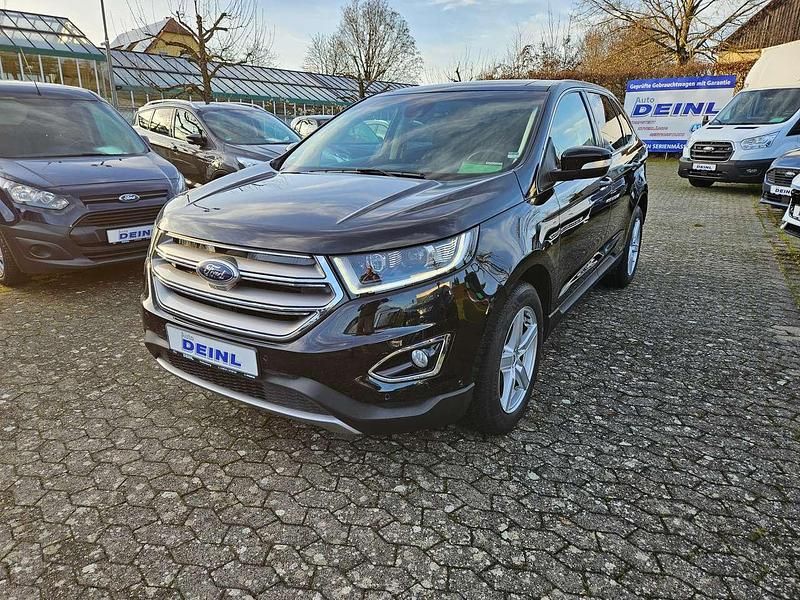 Shadow black Gebraucht 2016 Ford Edge Titanium SUV | 19.850 € (Guter Preis) - Bild 1/4