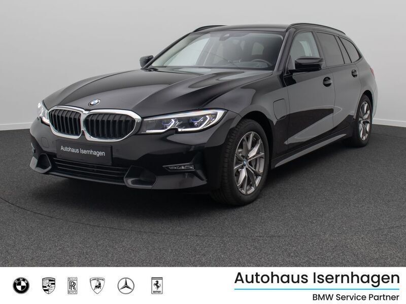 Schwarz ii668schwarz Gebraucht 2021 BMW 330e Sport Line Limousine | 26.999 € (Guter Preis) - Bild 1/4