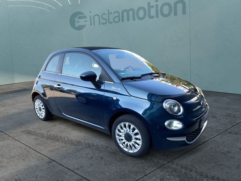 Blau Gebraucht 2021 Fiat 500C Dolcevita Cabrio | 13.490 € (Fairer Preis) - Bild 1/3