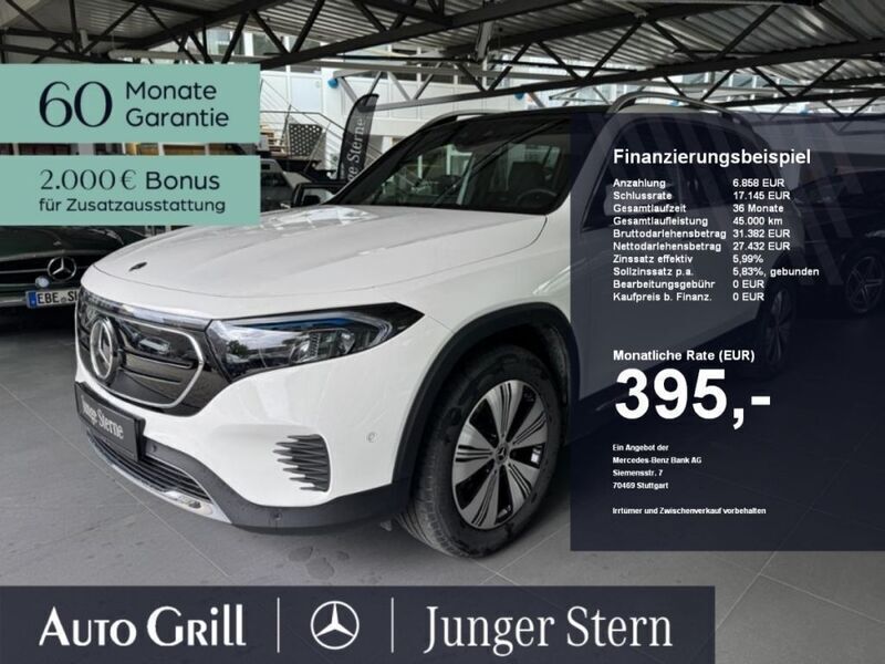 Polarweiß Gebraucht 2023 Mercedes EQB250 SUV | 36.350 € (Teuer) - Bild 1/4