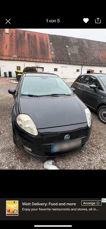 Gebraucht Fiat Punto 90 PS (66 kW) 2006 Schwarz Kleinwagen