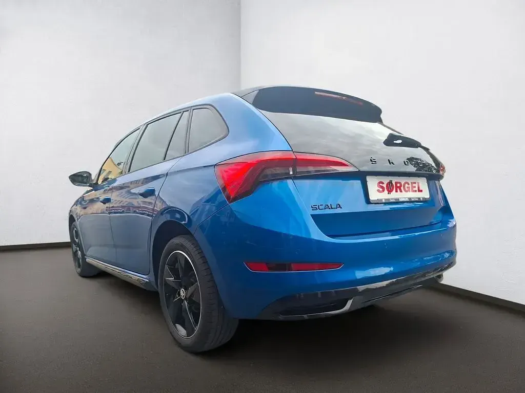 Gebraucht Skoda Scala Monte Carlo 95 PS (69 kW) 2022 Blau Kleinwagen