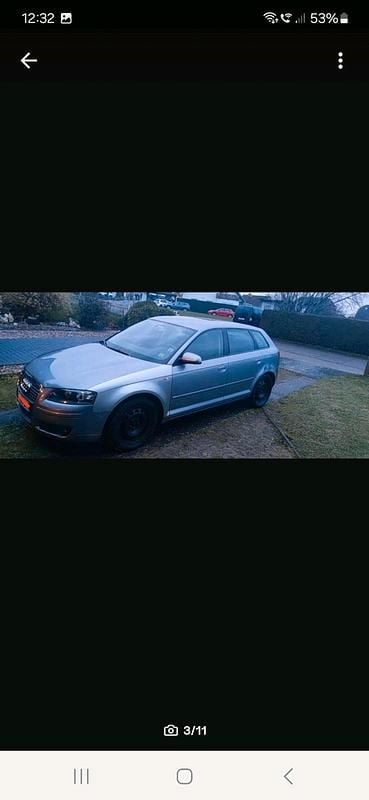 Silber Gebraucht 2006 Audi A3 Sportback Kleinwagen | 3.900 € (Guter Preis) - Bild 1/4