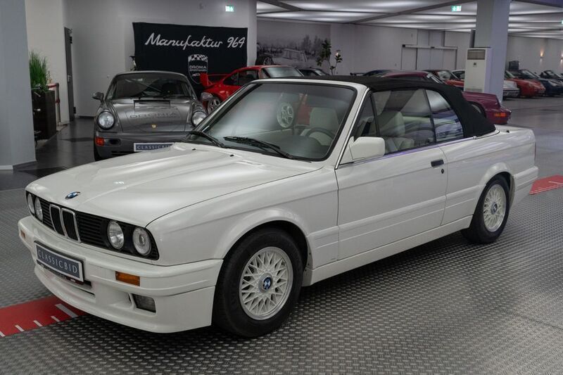 Weiß Gebraucht 1991 BMW 325 Cabriolet Cabrio | 24.900 € - Bild 1/4