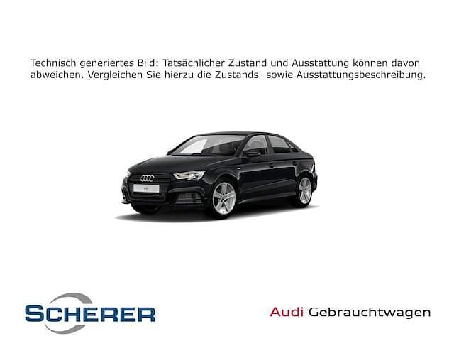 Mythosschwarz metallic Gebraucht 2019 Audi A3 Sport Limousine | 19.990 € (Guter Preis) - Bild 1/4