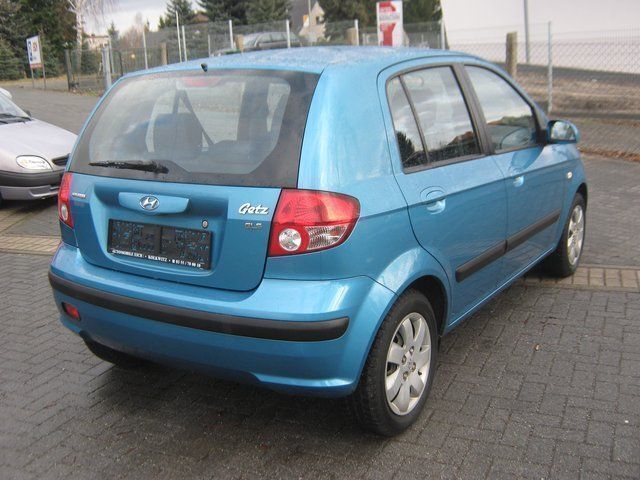 Gebraucht Hyundai Getz Edition+ 82 PS (60 kW) 2003 Blau metallic Kleinwagen