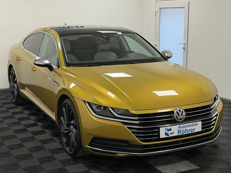 Gebraucht VW Arteon 239 PS (175 kW) 2017 Gelb kurkumagelb metallic (metallic) Kleinwagen